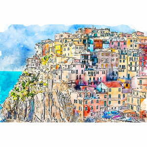 Obraz 90x60 cm Manarola – Fedkolor