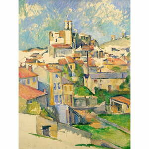 Obraz - reprodukce 50x70 cm Gardanne, Paul Cézanne – Fedkolor