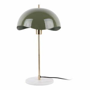 Zelená stolní lampa (výška 56 cm)  Waved Dome – Leitmotiv