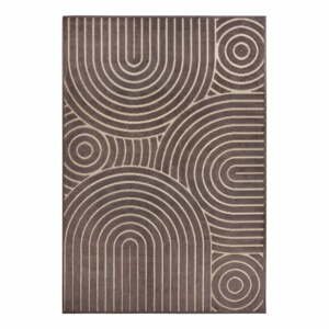 Hnědý koberec 67x120 cm Iconic Wave – Hanse Home