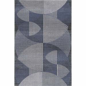 Tmavě modrý vlněný koberec 200x300 cm Shades – Agnella
