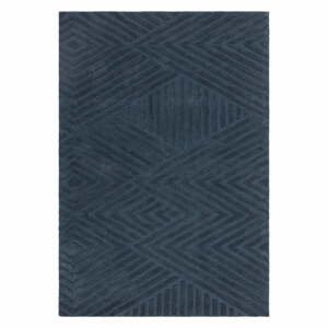 Tmavě modrý vlněný koberec 200x290 cm Hague – Asiatic Carpets