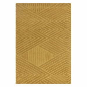 Okrově žlutý vlněný koberec 120x170 cm Hague – Asiatic Carpets