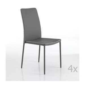Šedé jídelní židle v sadě 2 ks – Tomasucci