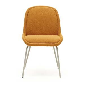 Jídelní židle v hořčicové barvě v sadě 4 ks Aimin – Kave Home