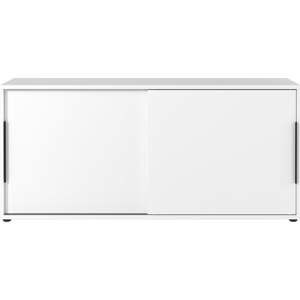 Bílá skříňka s posuvnými dveřmi 160x74 cm Mailand – Germania