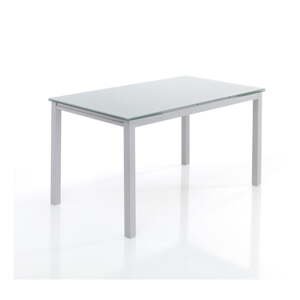 Rozkládací jídelní stůl se skleněnou deskou 80x140 cm – Tomasucci