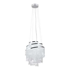 LED závěsné svítidlo ve stříbrné barvě ø 48 cm Pomp – Trio