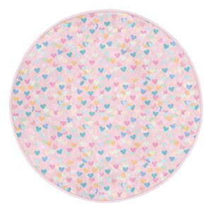 Růžový dětský koberec ø 100 cm Comfort – Mila Home