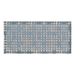 Modrý pratelný běhoun 55x140 cm Dama Azzurro – Floorita