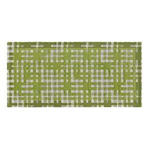 Zelený pratelný běhoun 55x240 cm Dama Verde – Floorita