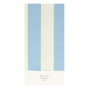 Ubrus 137x259 cm Pale Blue Stripe – Meri Meri