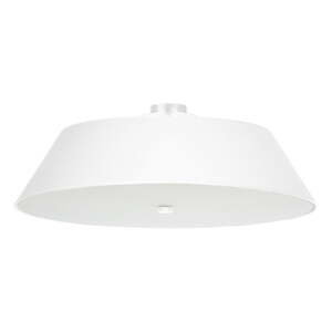 Bílé stropní svítidlo s textilním stínidlem ø 70 cm Hektor – Nice Lamps