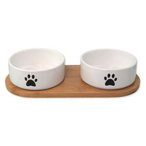 Keramický set misek s podstavcem pro psa ø 13 cm Dog Fantasy – Plaček Pet Products