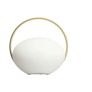 Bílá LED stmívatelná stolní lampa (výška 19 cm) Orbit – UMAGE