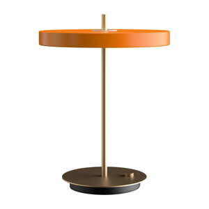 Oranžová LED stmívatelná stolní lampa s kovovým stínidlem (výška 41,5 cm) Asteria Table – UMAGE