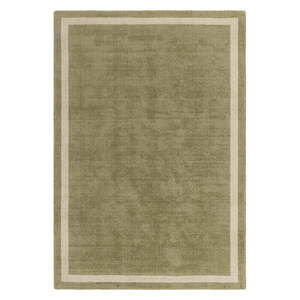 Khaki ručně tkaný vlněný koberec 68x240 cm Albi – Asiatic Carpets