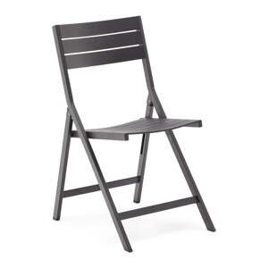 Černá kovová zahradní židle Torreta – Kave Home