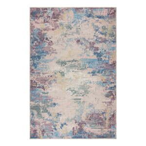 Modro-fialový pratelný koberec s příměsí recyklovaných vláken 120x170 cm Reid – Flair Rugs