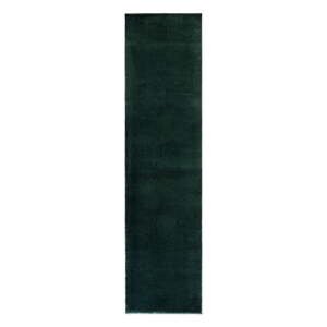 Tmavě zelený běhoun z recyklovaných vláken 60x230 cm Sheen – Flair Rugs