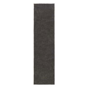 Tmavě šedý běhoun z recyklovaných vláken 60x230 cm Sheen – Flair Rugs