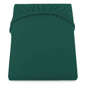 Zelené napínací prostěradlo jersey 140x200 cm Amber – DecoKing