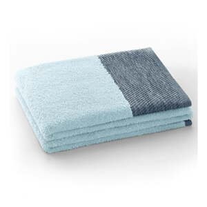 Modrý froté bavlněný ručník 50x90 cm Aria – AmeliaHome