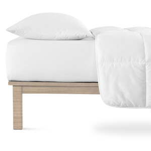 Bílé napínací prostěradlo jersey 200x220 cm Boxspring – Andrea Simone