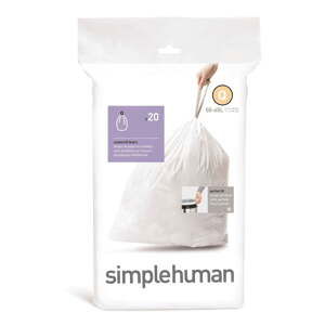 Pytle na odpadky 20 ks 65 l – simplehuman