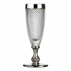 Sklenice na sekt Silver Rimmed