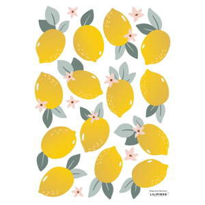 Dětské samolepky v sadě 14 ks 30x42 cm Lemons – Lilipinso