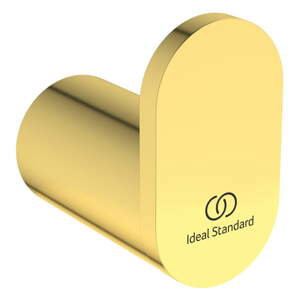 Nástěnný kovový háček ve zlaté barvě Conca – Ideal Standard