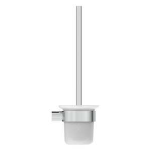 Nástěnná kovová WC štětka v leskle stříbrné barvě Conca – Ideal Standard