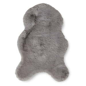 Šedá syntetická kožešina 60x90 cm Super Teddy – Think Rugs