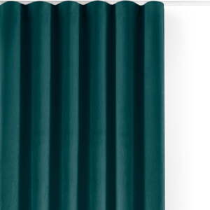 Sametový dimout závěs v petrolejové barvě 400x270 cm Velto – Filumi