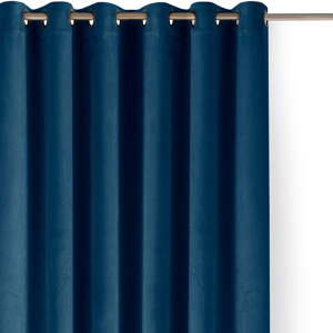 Modrý sametový dimout závěs 400x300 cm Velto – Filumi
