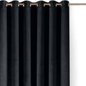 Černý sametový dimout závěs 265x225 cm Velto – Filumi