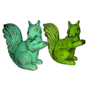 Sošky v sadě 2 ks (výška 24,5 cm) Squirrel – Deco Pleasure