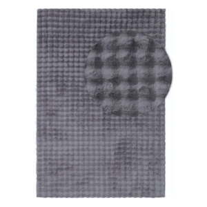 Antracitový pratelný koberec 120x170 cm Bubble Anthracite – Mila Home