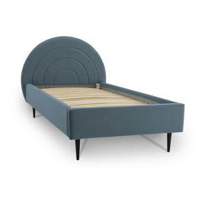 Modrá dětská postel s úložným prostorem 90x200 cm Rainbow – Scandic