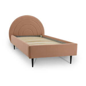 Růžová dětská postel s úložným prostorem 90x200 cm Rainbow – Scandic