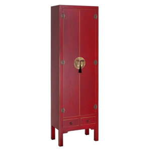 Červená skříňka 55x185 cm Oriente – Ixia