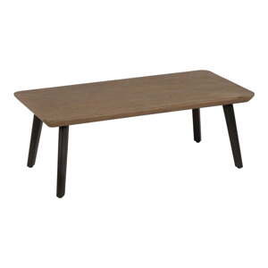 Hnědý konferenční stolek z jedlového dřeva 60x120 cm Paul – Ixia