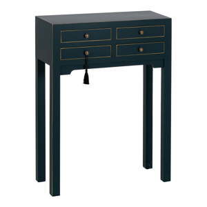 Modrý konzolový stolek 26x63 cm Diana – Ixia