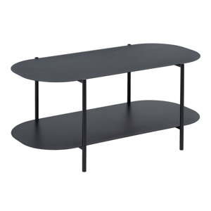 Černý kovový konferenční stolek 46x100 cm Square – Ixia