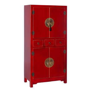 Červená skříňka 63x131 cm Oriente – Ixia
