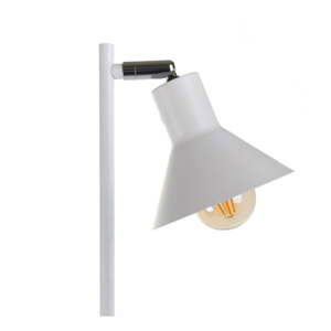 Bílá stojací lampa (výška 143 cm) Simplico – Ixia