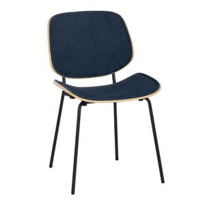Tmavě modré jídelní židle v sadě 2 ks Elio – Ixia