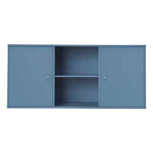 Modrá nízká závěsná komoda 133x61 cm Mistral – Hammel Furniture