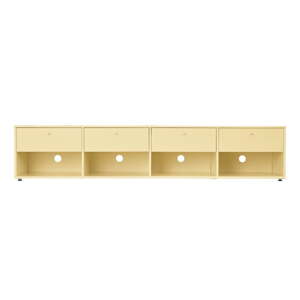 Světle žlutý TV stolek 214x45 cm Mistral – Hammel Furniture